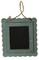 Raz 10" French Countryside Vertical Green Distressed Frame Hanging Chalkboard Wall Decor